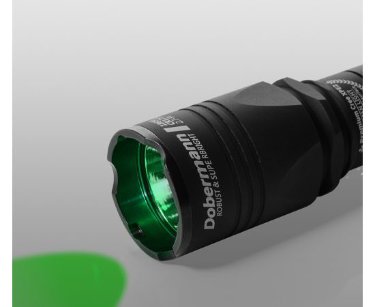 Тактический фонарь Armytek Dobermann (зелёный свет)